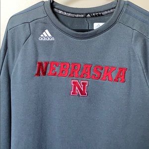 Men’s L NEBRASKA crew neck sweatshirt